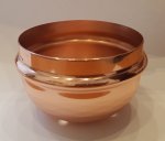 Elektra Microcasa a leva dome polished copper (without eagle)