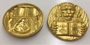 San Marco Logo New 80 goldfarben