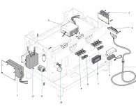 R8V and R8 Elektronik Explosionszeichnung