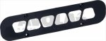 BFC Plexiglas Maske für Tastatur 6 Tasten 160x38mm schwarz