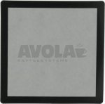 PLATINENHALTER OBEN SCHWARZ