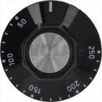DREHKNOPF SCHWARZ ø 50 mm 50-250°C