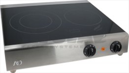 KOCHFELD HALTERUNG 2 FLAMMEN 4300W