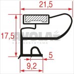HALBRAHMENDICHTUNG ECKIG 1300x600 mm