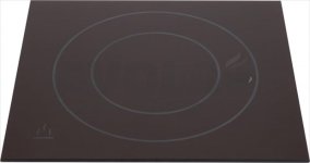 GLASKERAMIK GLATT PLATTE  310x280x4 mm