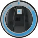 DREHKNOPF SCHWARZ ø 62 mm INDUK.-MIN-MAX