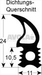 TÜRDICHTUNG FÜR OFEN 1500x470 mm