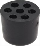 FUSS AUS GUMMI ø 30x24 mm LOCH ø 6 mm