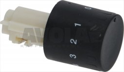 DREHKNOPF SCHW. ø28mm 0-1-3-4-5-6-7-8-9