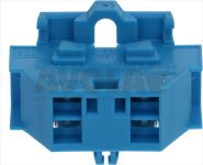 KLEMME 2-POLIG BLAU