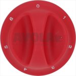 DREHKNOPF ROT ø 76 mm 0-1-2-3-4-5-6