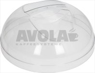 DECKEL AUS POLYCARBONAT ø 370x170 mm