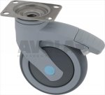 LENKROLLE MIT PLATTE UND BREMSE