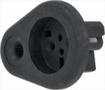 STECKERHALTERUNG SCHWARZ