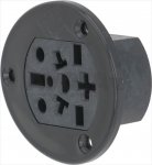 STECKERHALTERUNG SCHWARZ