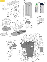 DELONGHI Espressomaschine Maschine MOD. EC685.M Explosionszeichnung