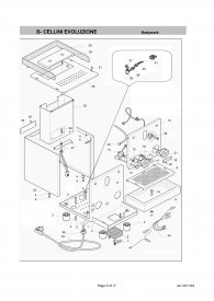 Cellini Evoluzione V1 Gehäuse Explosionszeichnung