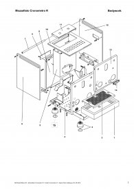 Mozzafiato Cronometro R ab D1920... Gehäuse Explosionszeichnung