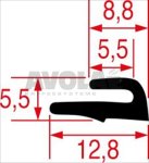 GUARNIZIONE CORNICE PORTA OBL&Ograve;