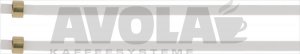 Rohr PTFE ø 2x4 mm - 270 mm mit Quetschring Teflonschlauch