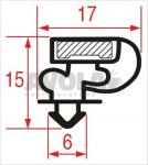 GUARNIZIONE AD INCASTRO 1125x590 mm