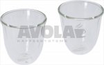SET 2 KAFFEE-GLÄSER 90 ml DLSC310