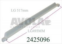 GLASRAND HINTER GLASABLAGE ELECTROLUX 24