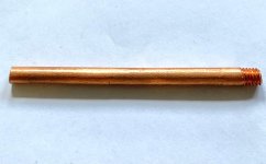 Steigrohr für Brühgruppe M6x1 85mm Länge
