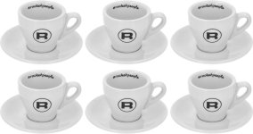 ROCKET ESPRESSO CUPS – WHITE SET OF 6 PCS
