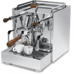 Torre Teresina Espressomaschine Zweikreiser mit Rotationspumpe - Nussholzgriffe