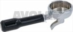 Siebträger 1er Auslauf mit Chromkappe ohne Sieb Flügel 6,3mm