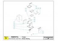 BFC Perfetta Karosserie Gehäuse Explosionszeichnung