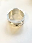 Macap Bohnenbehälter Adapter Adapterring zur Montage eines kleinen Hoppers einer M47M5 in eine Gastromühle M7/MX/MXD