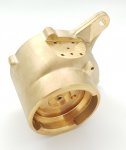 Dalla Corte Kesselunterteil ohne Anbauteile eco brass CW510L