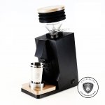 Eureka Mignon Single Dose schwarz matt / Eiche mit ELR System  (Extremely Low Retention) - Espressomühle Kaffeemühle