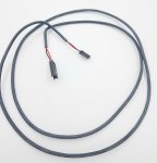 Kabel Verlängerung 2-poliges Kabel Buchse und Stecker 120mm