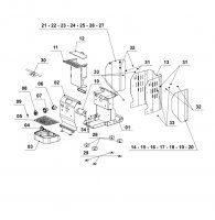 Vibiemme Domobar new Digital Gehäuse Explosionszeichnung