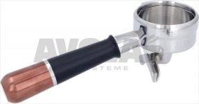 SIEBTRÄGER PESADO 2 TASSEN BLACK&BRONZE