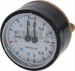 MANOMETRO CALDAIA-POMPA ø 62 mm