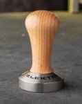 TAMPER Ø58.5 STAINLESS STEEL/WOOD