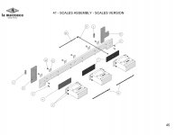 KB90 Anbauteile Version Waage Explosionszeichnung