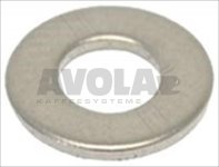Unterlegscheibe M4 INOX  Ø4,3mm