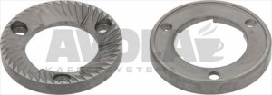 Original Compak Mahlscheiben Paar DX - Ø 58mm - Ø 33mm - H. 8,5mm - 3 Loch-
