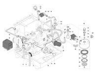 SAB Nobel Brühgruppe Ventile Pressostat Explosionszeichnung SAB Nobel Brühgruppe Ventile Pressostat Explosionszeichnung