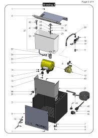 Profitec Lucca Wassertank Explosionszeichnung