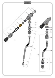 Profitec Lucca Wasser- Dampfventil Explosionszeichnung
