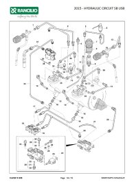 Hydraulik Circuit SB USB Explosionszeichnung