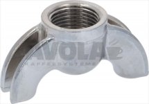 DOUBLE SPOUT ø 3/8 - 25,00mm