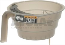 GREY FILTER HOLDER BASKET