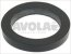 flat gasket o 21x15x3 mm